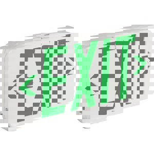 GREEN LED BATRY BACK UP EXIT SIGN